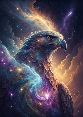 Cosmic Eagle Portrait