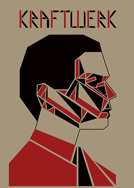 Kraftwerk Geometric Portrait