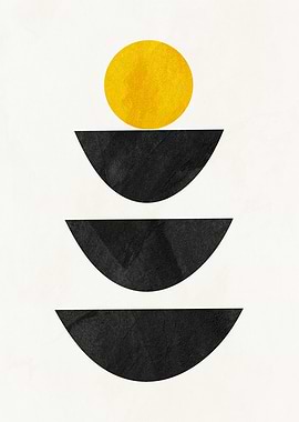 Minimalist Geometric Shapes Art