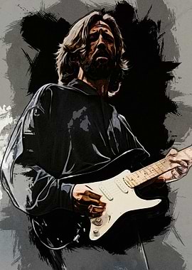 Eric Clapton Guitar Art