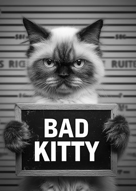 Bad Kitty Mugshot