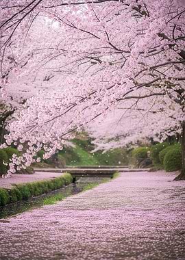 Cherry Blossom Path