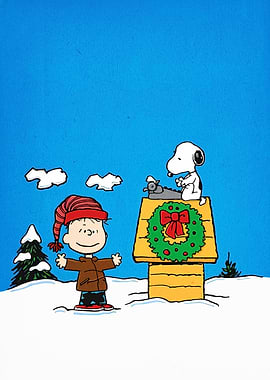 Peanuts Christmas Scene