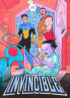 Invincible Comic Book Cover