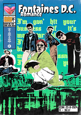 Fontaines D.C. Romance Comic Book Poster