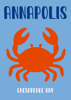 Annapolis Chesapeake Bay Crab Art