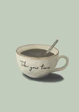 Take Your Time Coffee Cup