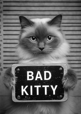 Bad Kitty Mugshot