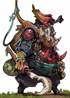 Fantasy Warrior Character Illustration