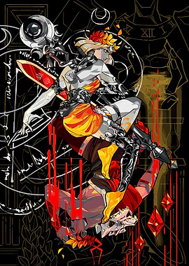 Hades Game Zagreus and Thanatos Art