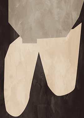 Abstract Shapes in Neutral Tones