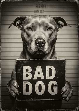 Bad Dog Mugshot