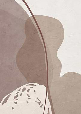 Abstract Shapes in Earth Tones