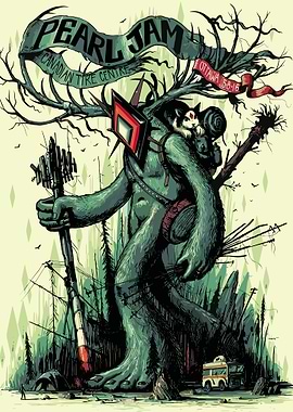 Pearl Jam Ottawa Concert Poster