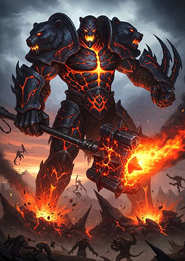 Lava Giant Hammer