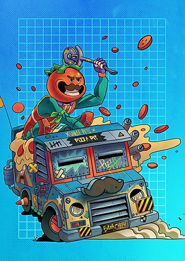 Fortnite Tomatohead's Pizza Pit Truck
