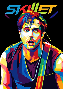 Skillet Band Colorful Pop Art Portrait