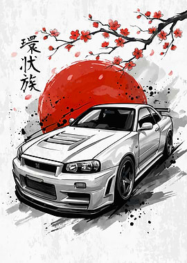 Nissan Skyline R34 Japanese Car