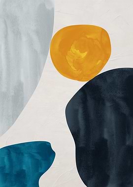 Abstract Watercolor Shapes