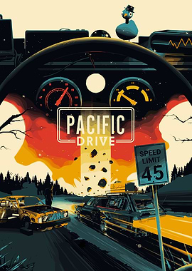 Pacific Drive Game Illustration