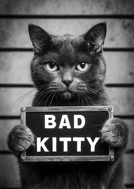 Bad Kitty Mugshot