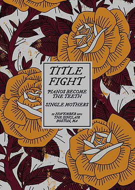 Title Fight Concert Poster