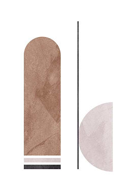 Abstract Geometric Shapes Art