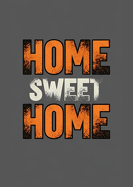 Home Sweet Home Text Art