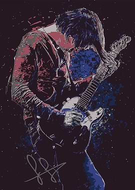 Guitarist Jonny in Action