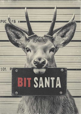 Bit Santa Deer Mugshot
