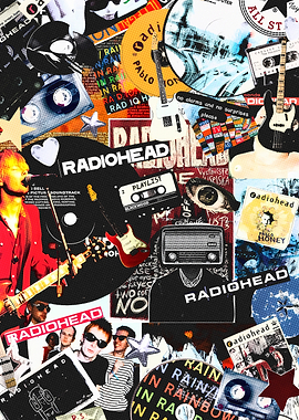 Radiohead Collage Art