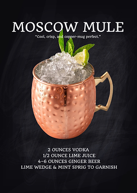 Moscow Mule Cocktail Recipe