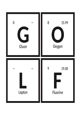 GOLF Periodic Table Elements