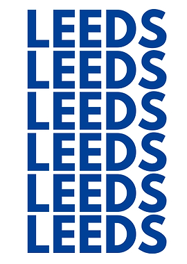 Leeds United Themed Poster