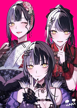 Anime Girls with Split Hair Color