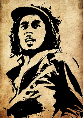 Bob Marley Portrait Art