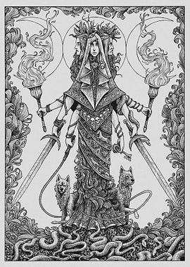 Hekate. Goddess of magic.