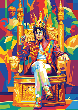 Michael Jackson King Pop Art