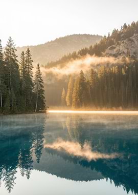 Lake Sunrise Reflection