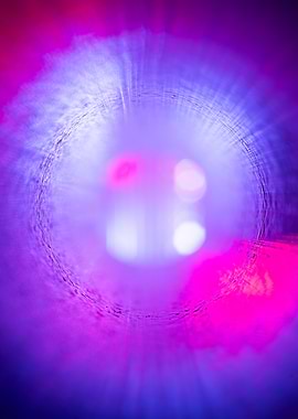 Tunnel of Light, Red and Blue 3