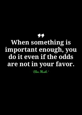 Elon Musk Inspirational Quote
