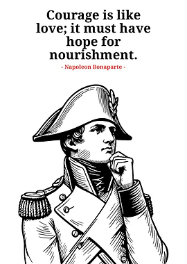 Napoleon Bonaparte Quote Illustration