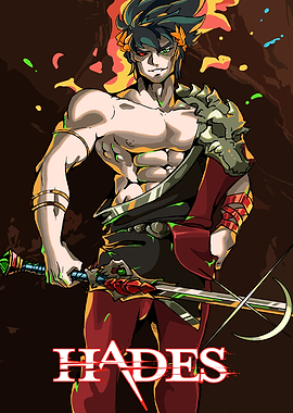 Hades Game Character Illustration