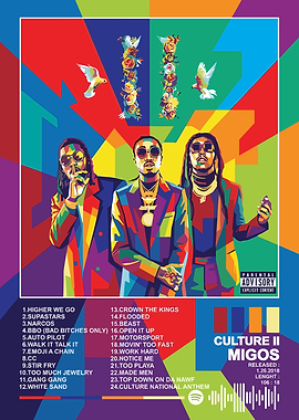 Migos Culture II Album Cover Art