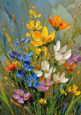 Colorful Spring Wildflower