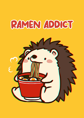 Ramen Addict Hedgehog