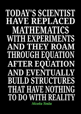 Nicola Tesla Quote on Science
