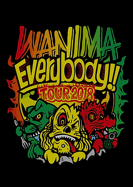 WANIMA Everybody!! Tour 2018 Graphic