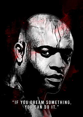 Motivational Portrait with Inspirational Quote