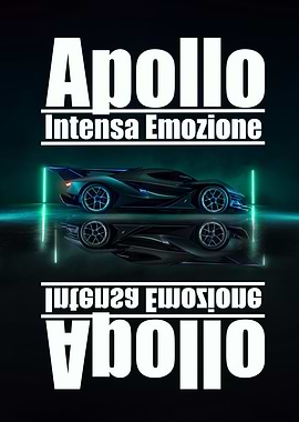 Apollo Intensa Emozione Car Poster